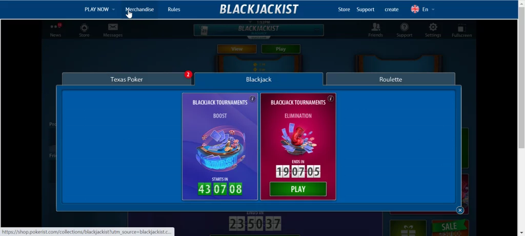 Blackjack tournaments