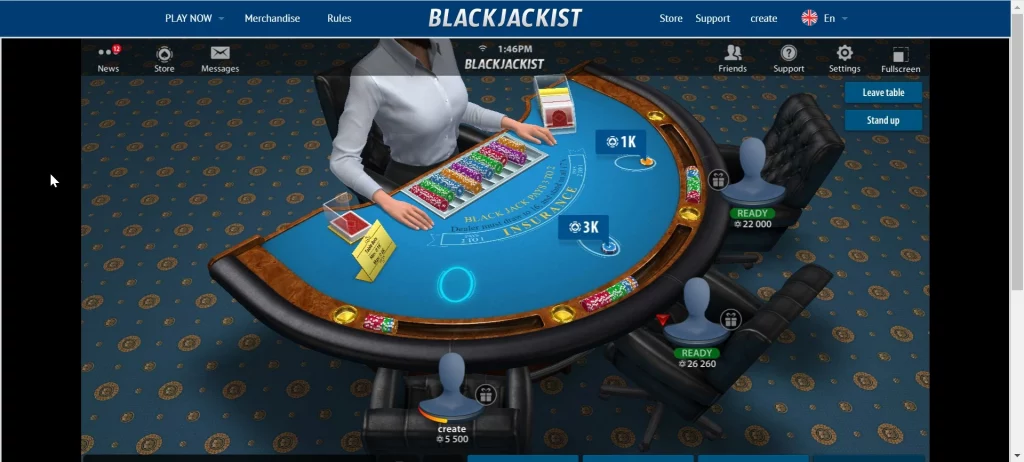 Blackjack free game online